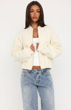 Thora Bomber Jacket Cream