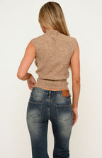 Comfy Life Knit Top Camel