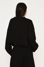 It Must Be A Sign Oversized Sweater Black