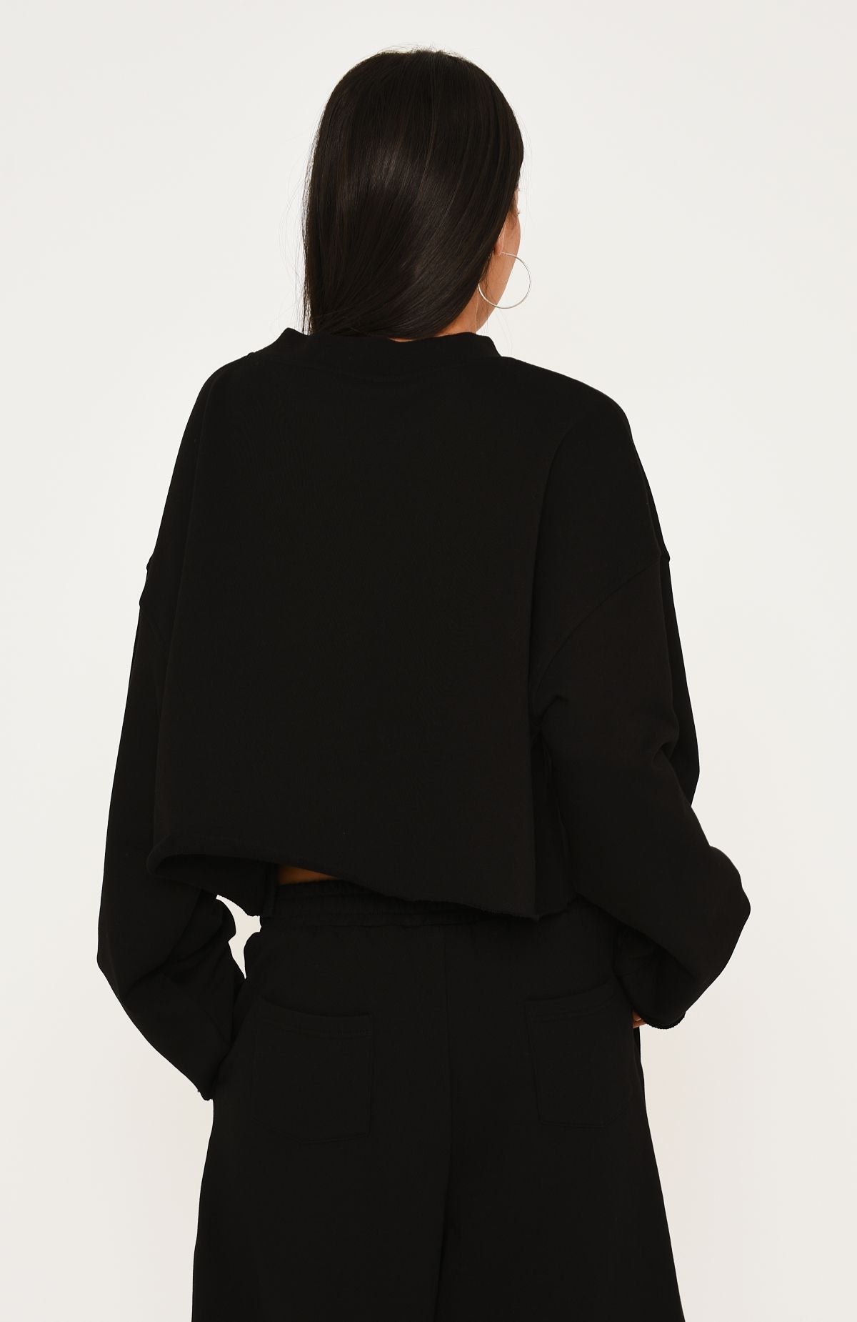 It Must Be A Sign Oversized Sweater Black