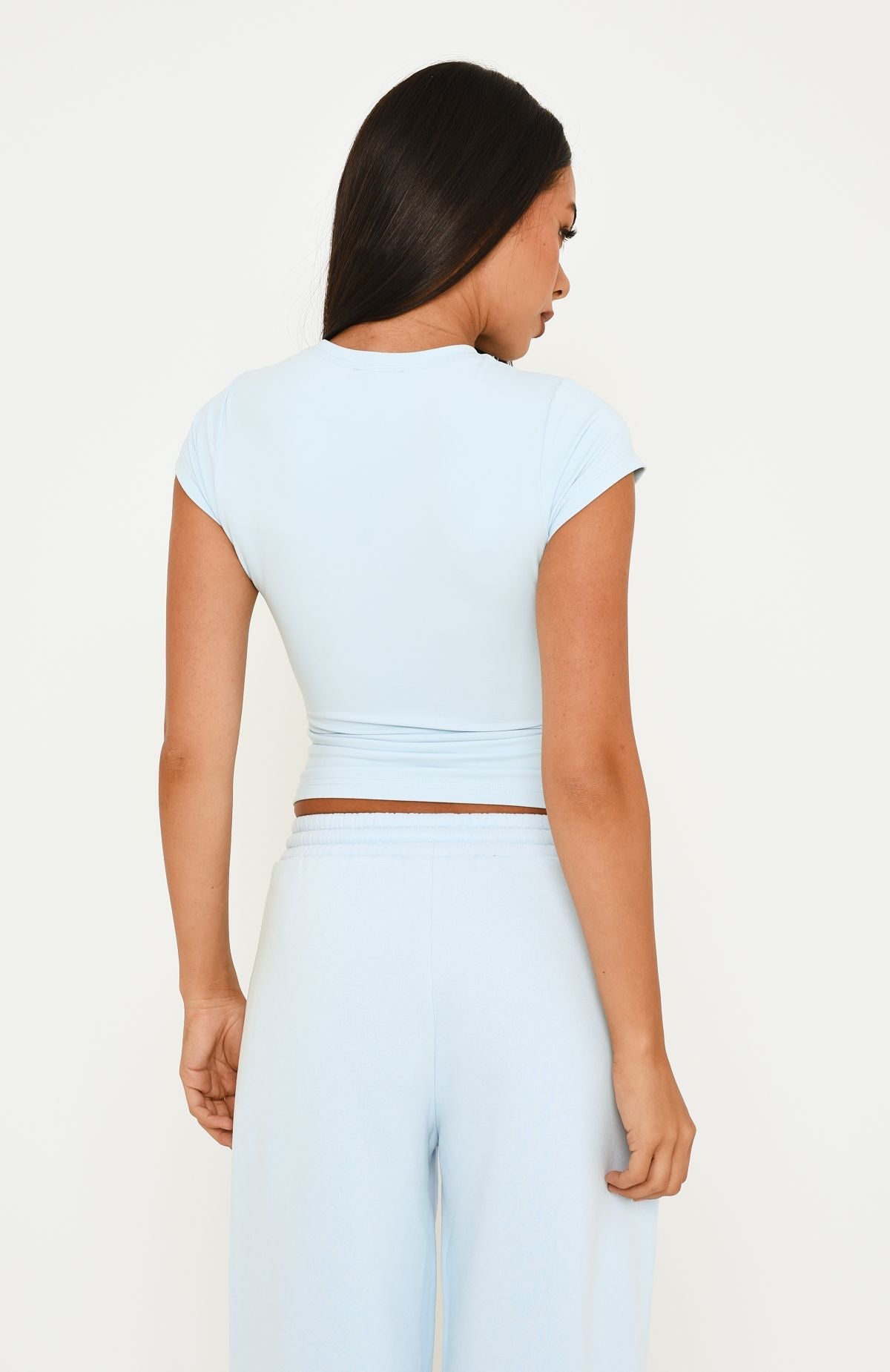 Wishing For It Baby Tee Blue