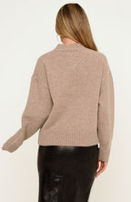 Adelaide Knit Sweater Taupe