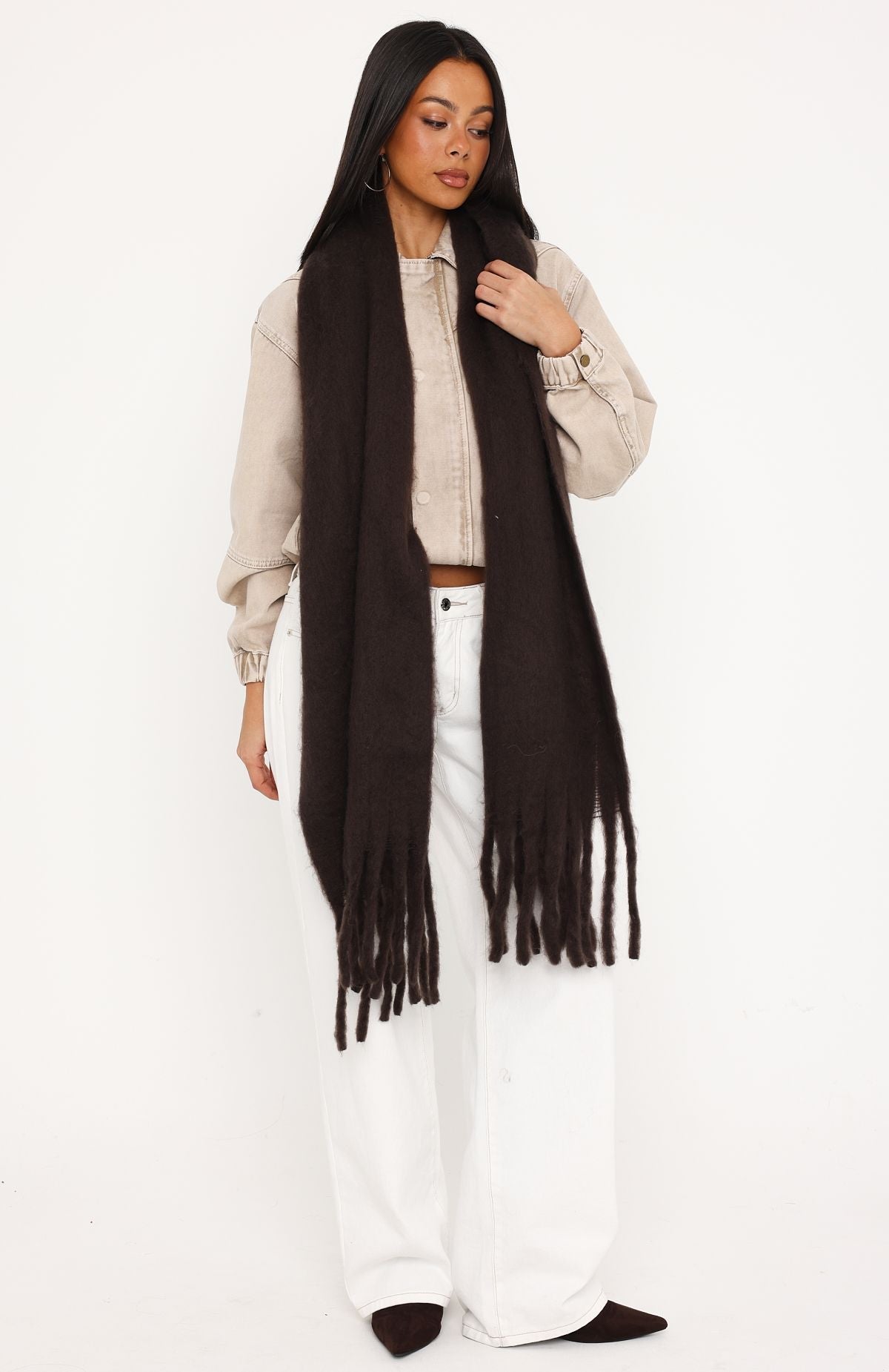 Raymond Scarf Chocolate