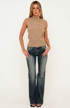 Comfy Life Knit Top Camel