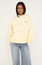 Vol. 2 Printed Oversized Hoodie Lemon
