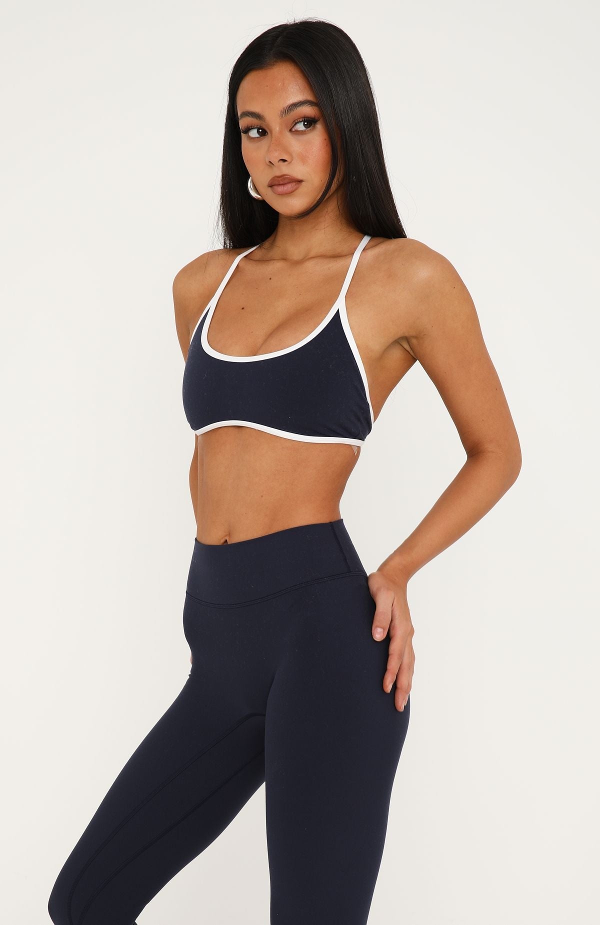 Relentless Sports Bra Vintage Navy/White