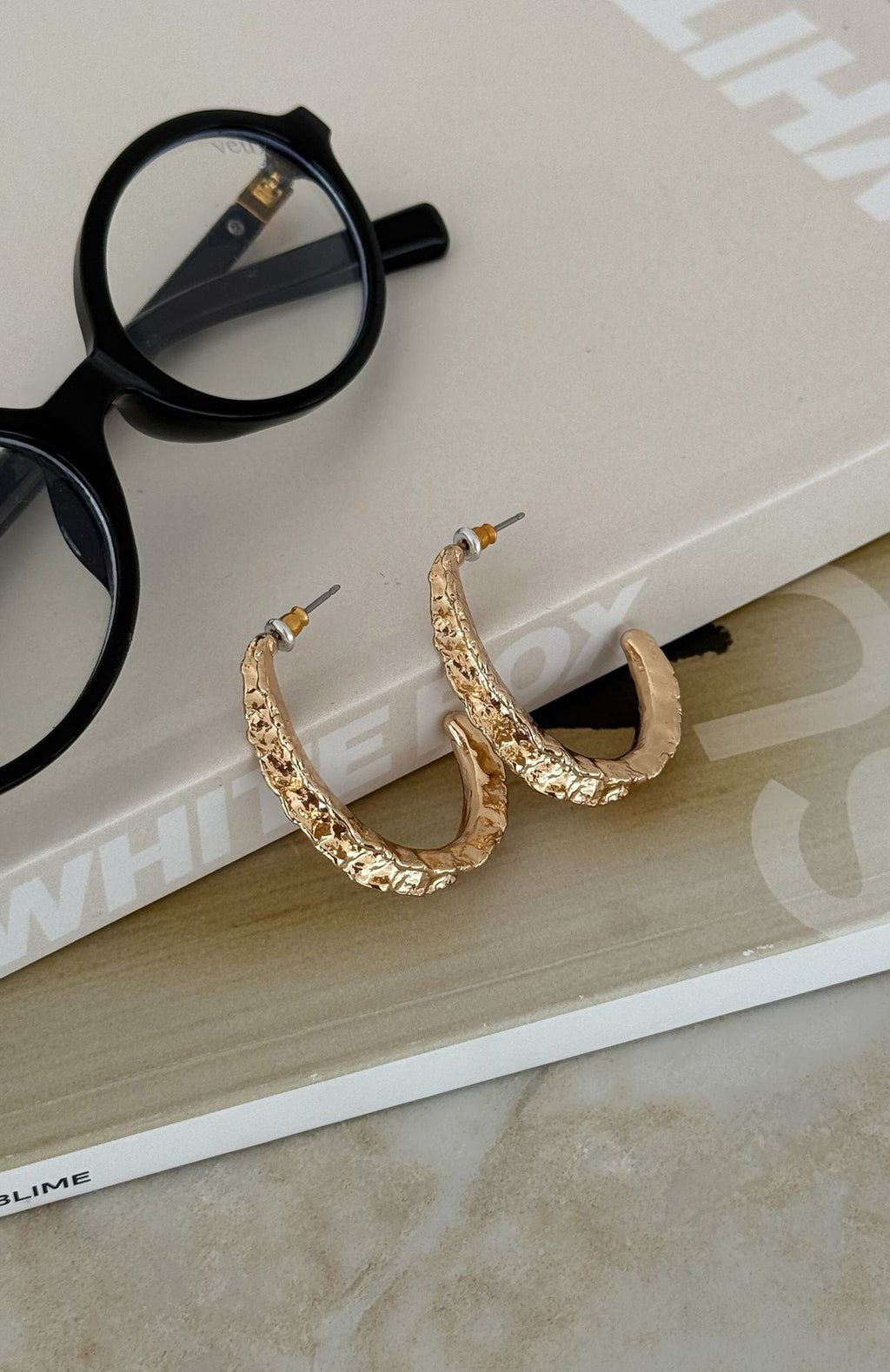 Fonz Earrings Gold