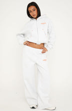 Vol. 2 Wide Leg Sweatpants Grey Marle
