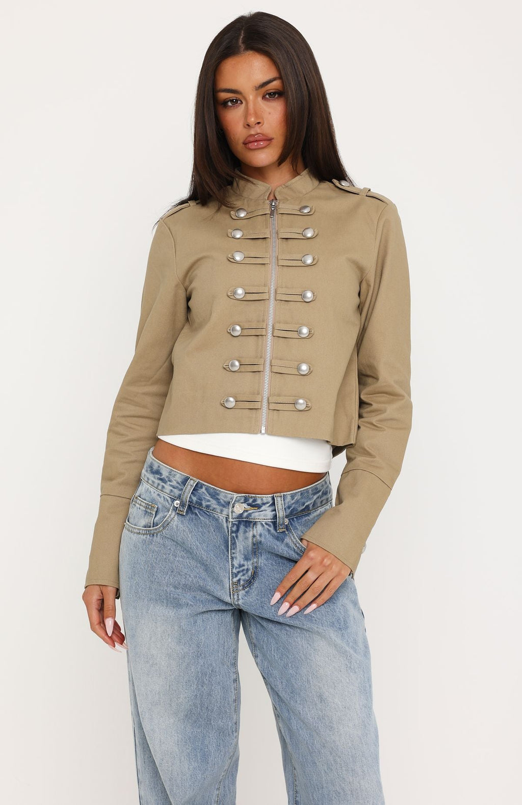 Vesper Military Jacket Tan