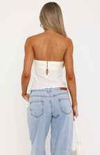 Sweet Sunshine Strapless Top Butter