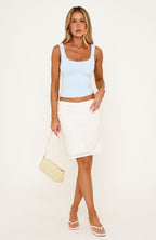 Chill Vibes Tank Top Baby Blue