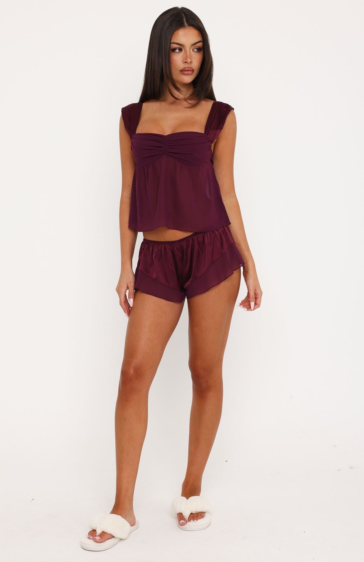 Quiet Love Pyjama Set Plum