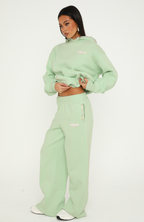 Vol. 2 Wide Leg Sweatpants Mint