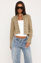 Vesper Military Jacket Tan