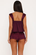 Quiet Love Pyjama Set Plum