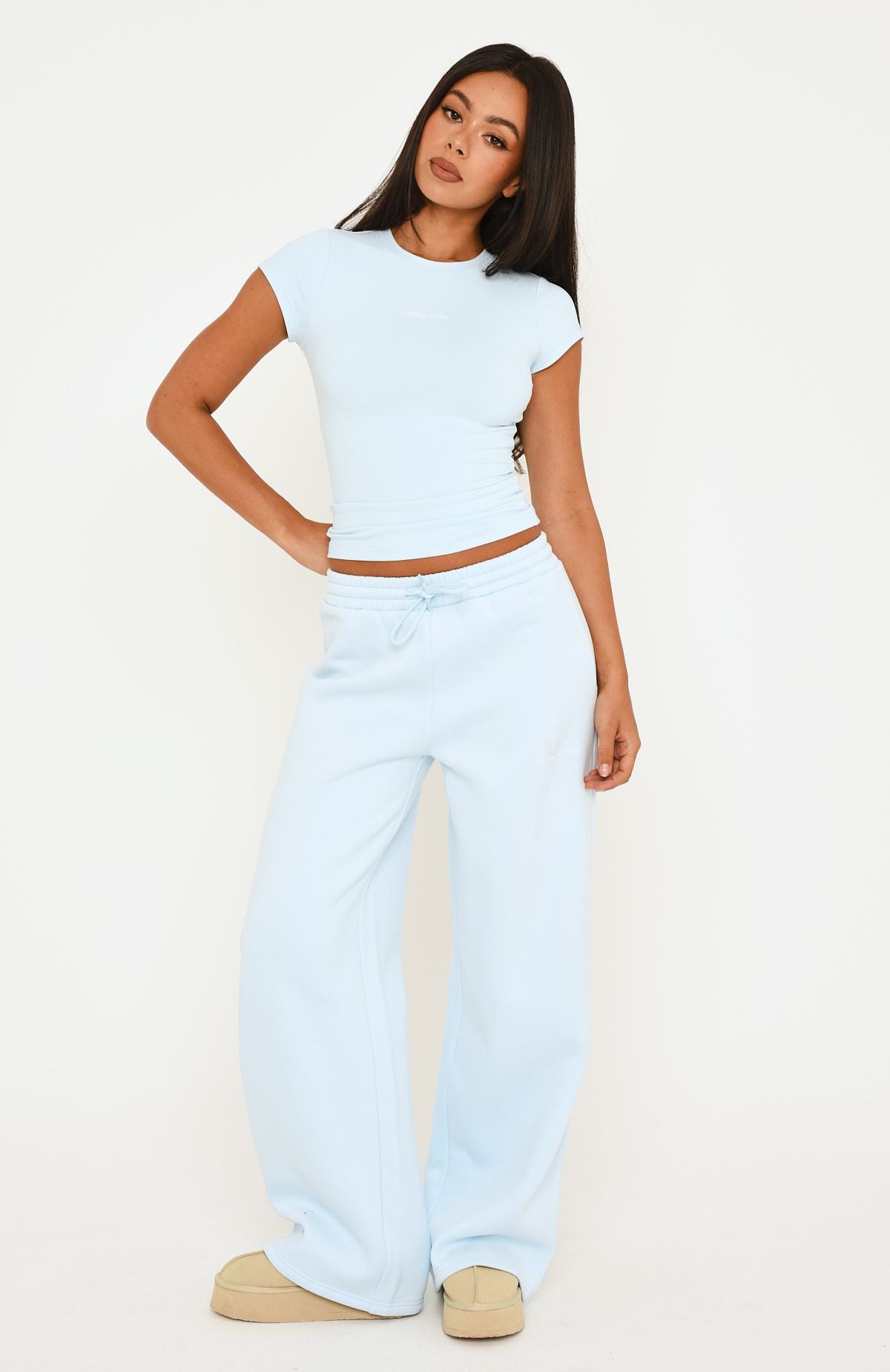 Wishing For It Baby Tee Blue
