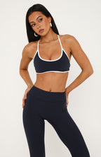 Relentless Sports Bra Vintage Navy/White