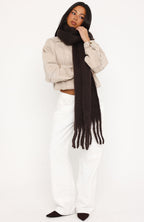 Raymond Scarf Chocolate