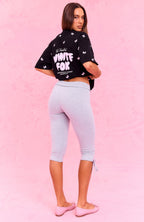 The Social Club Lottie Oversized Tee Black