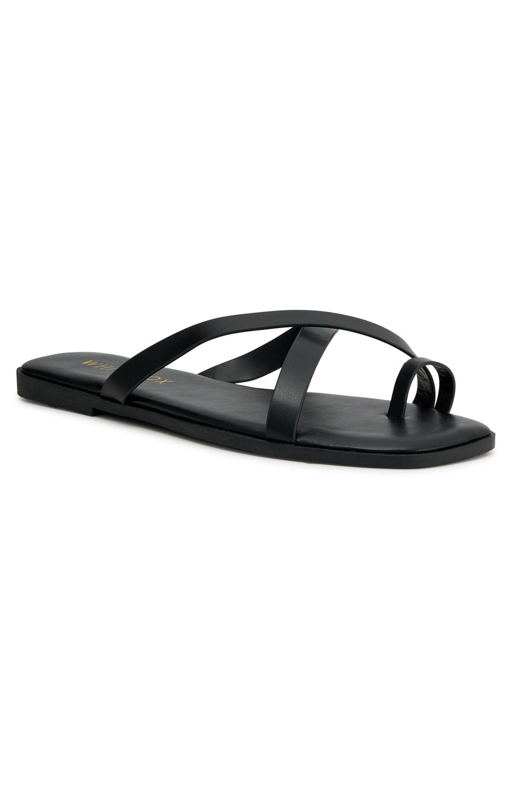 Reggie Slides Black PU