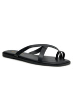 Reggie Slides Black PU