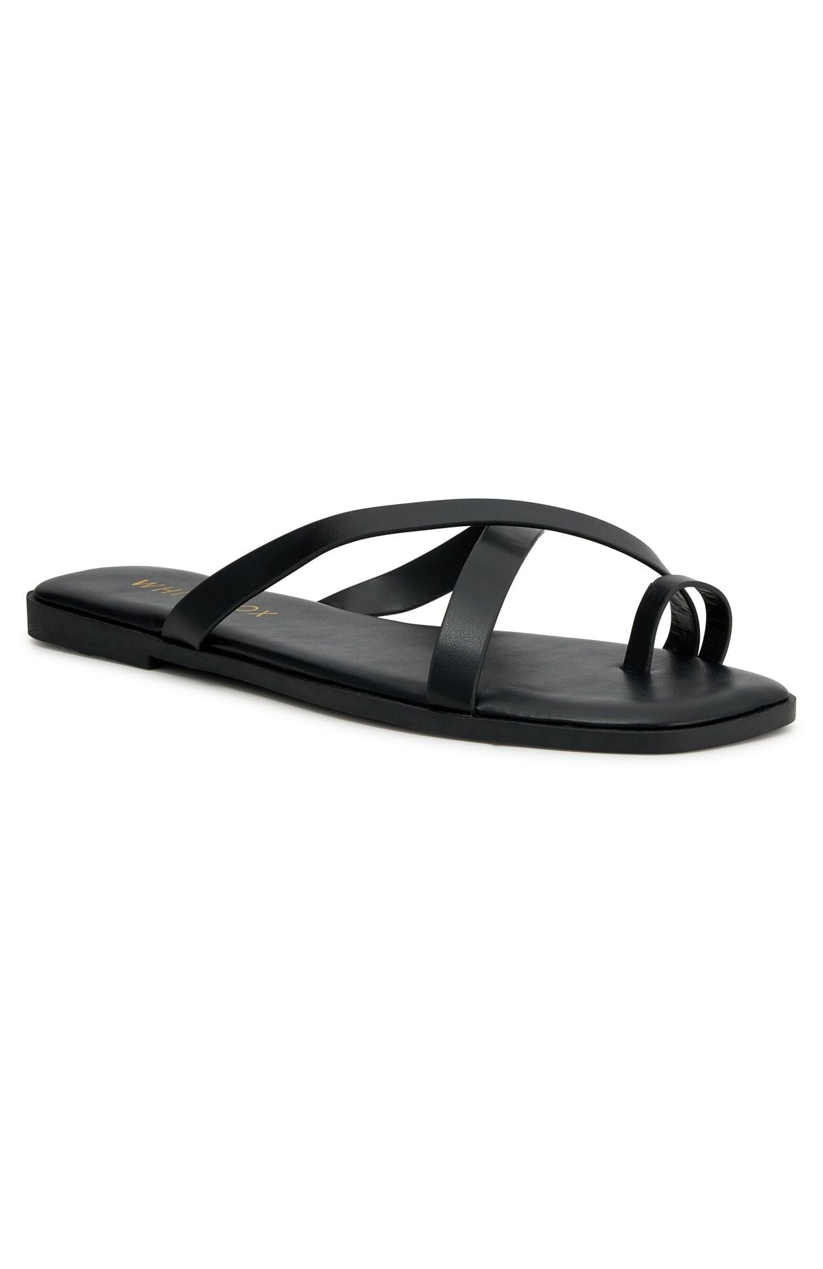 Reggie Slides Black PU