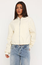 Thora Bomber Jacket Cream