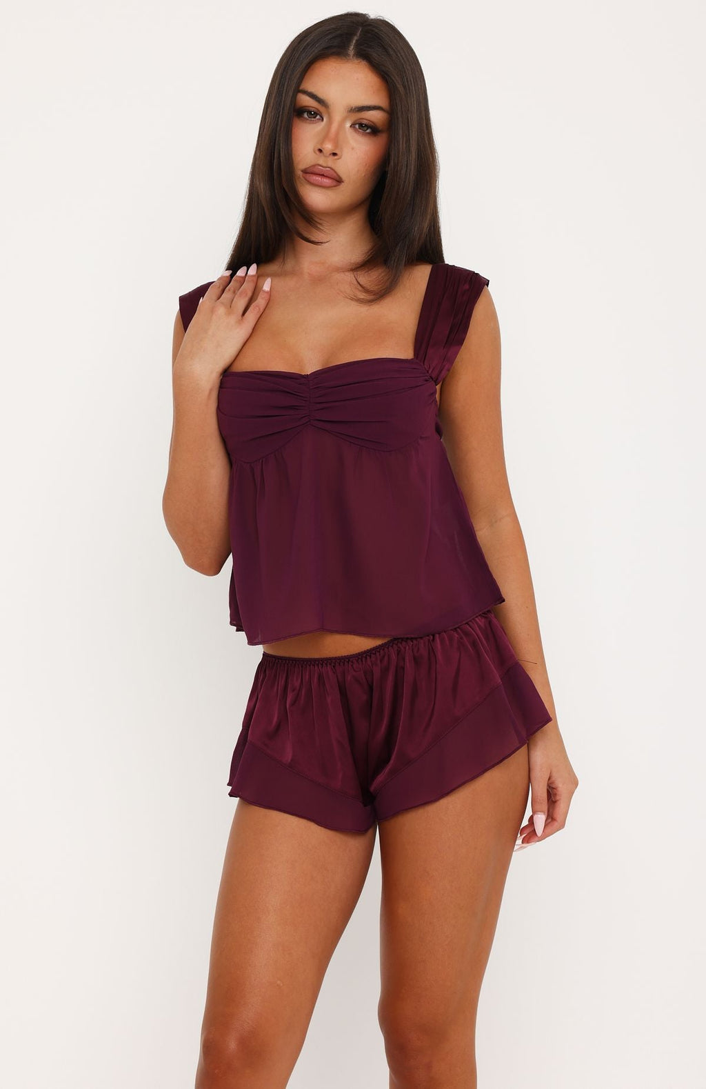 Quiet Love Pyjama Set Plum