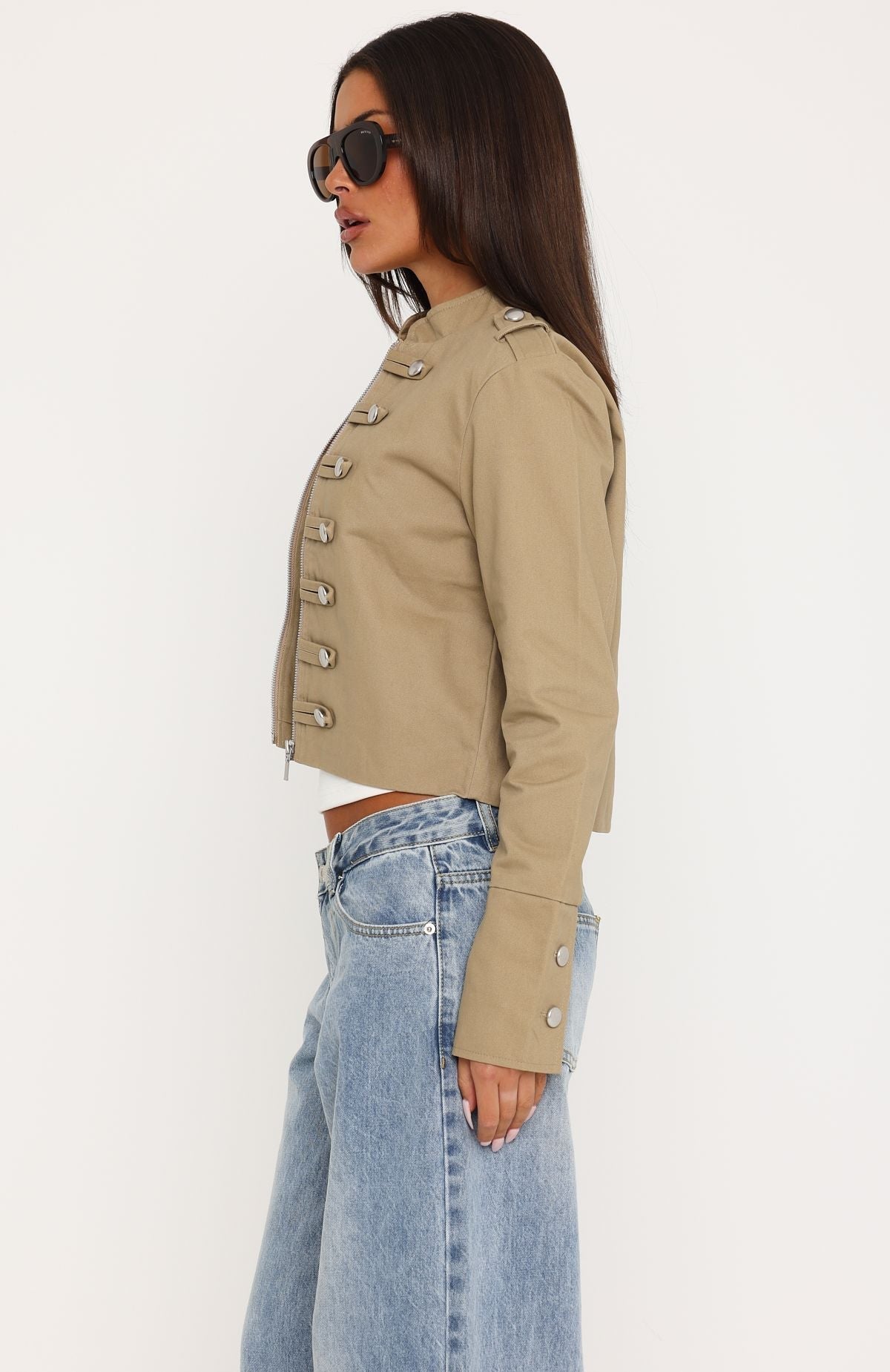 Vesper Military Jacket Tan
