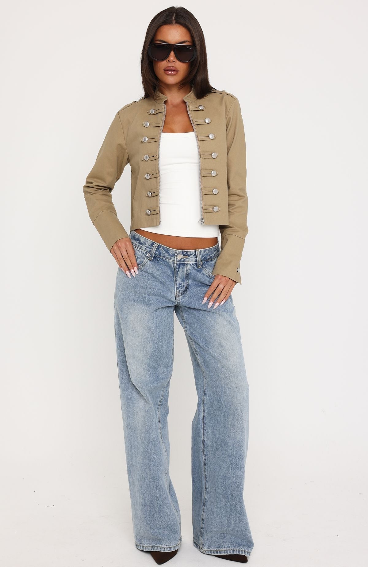 Vesper Military Jacket Tan