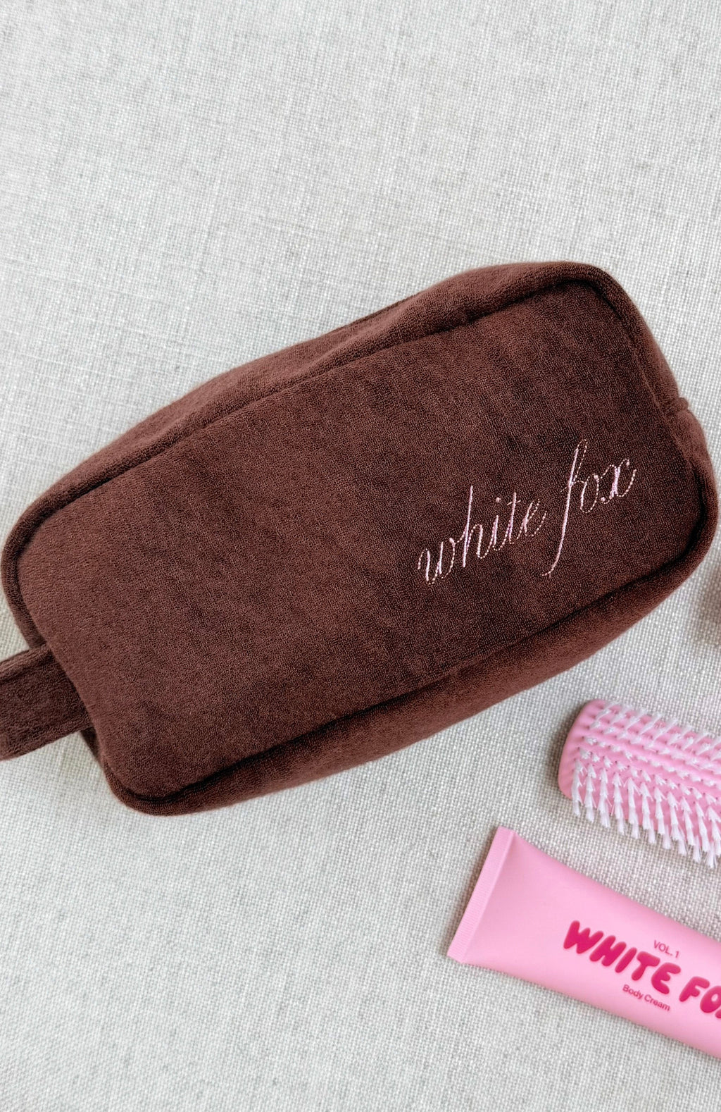 Lillian Cosmetic Bag Chocolate