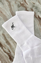 A Glimpse Socks White