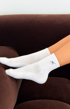 A Glimpse Socks White