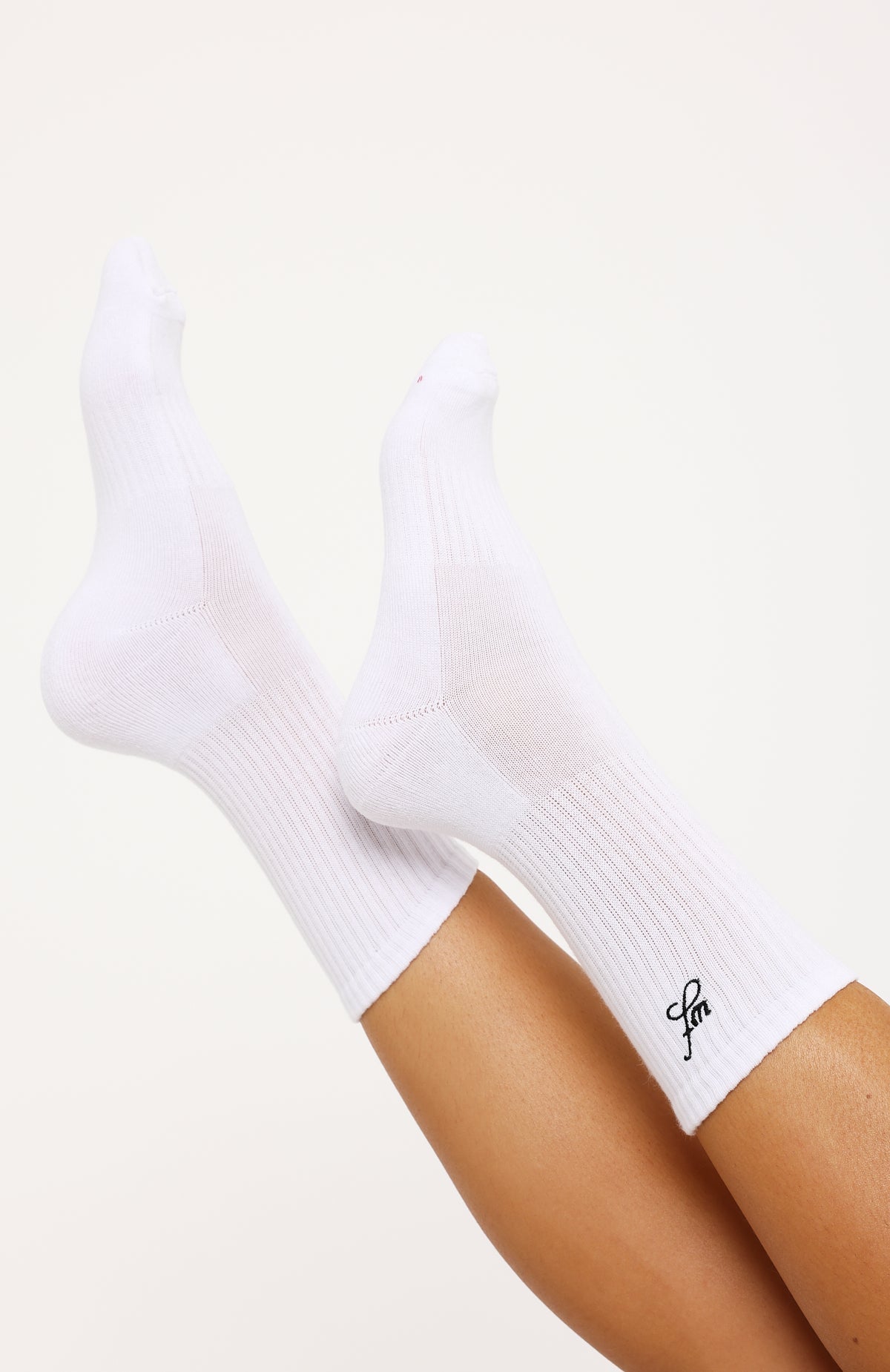A Glimpse Socks White