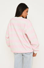 Before It's Too Late V Neck Oversized Sweater Grey Marle/Posy