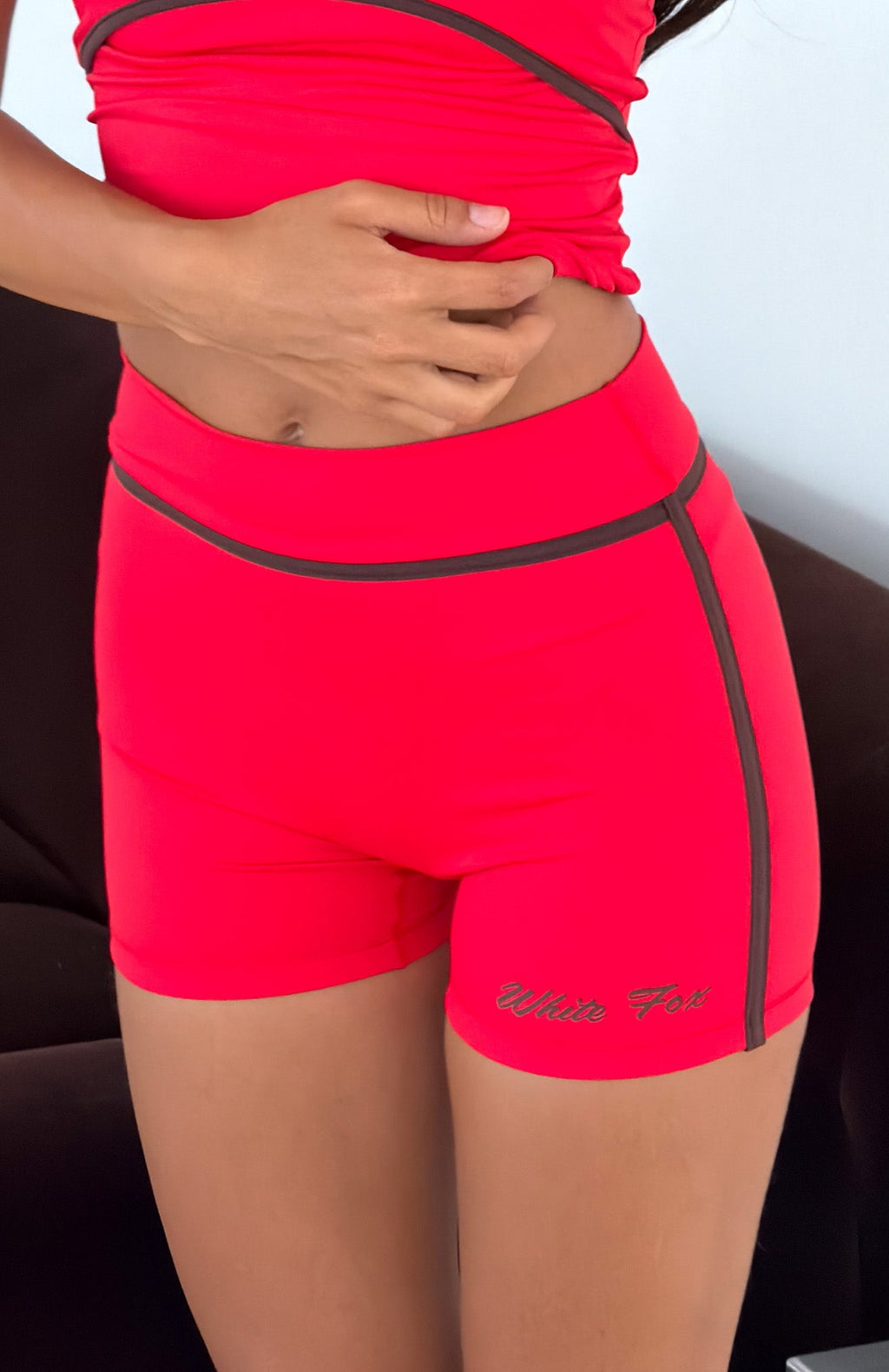 Close Call Bike Shorts Red