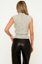 Comfy Life Knit Top Grey