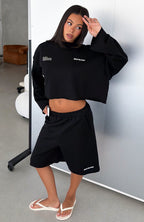 It Must Be A Sign Oversized Sweater Black