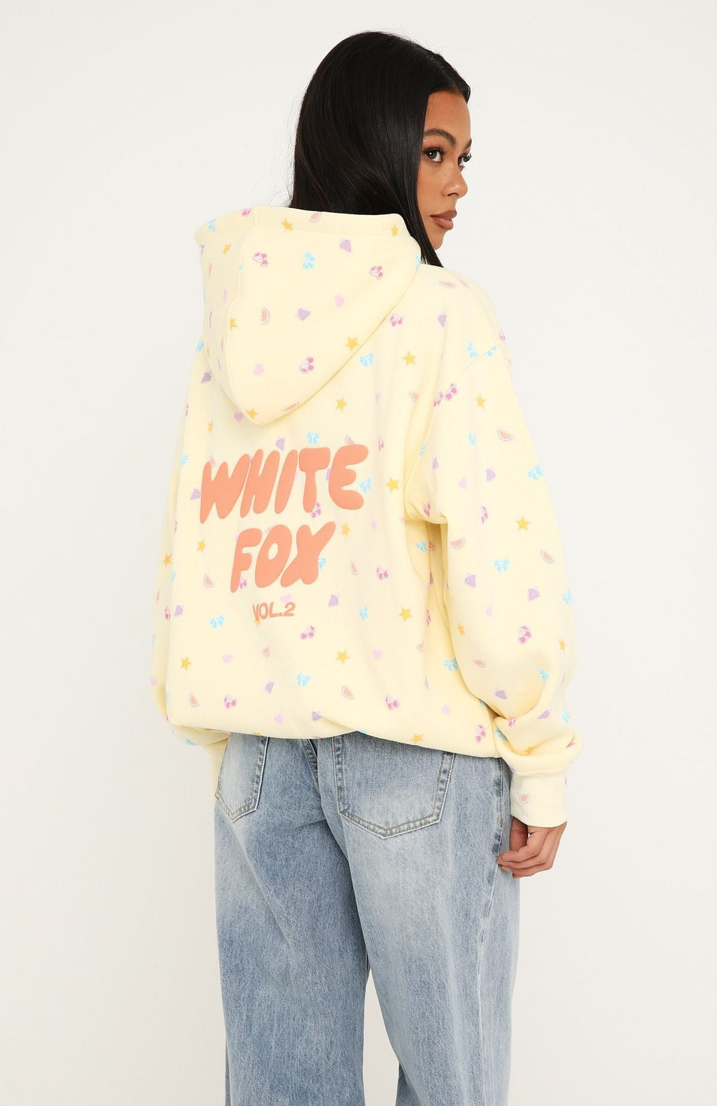 Vol. 2 Printed Oversized Hoodie Lemon