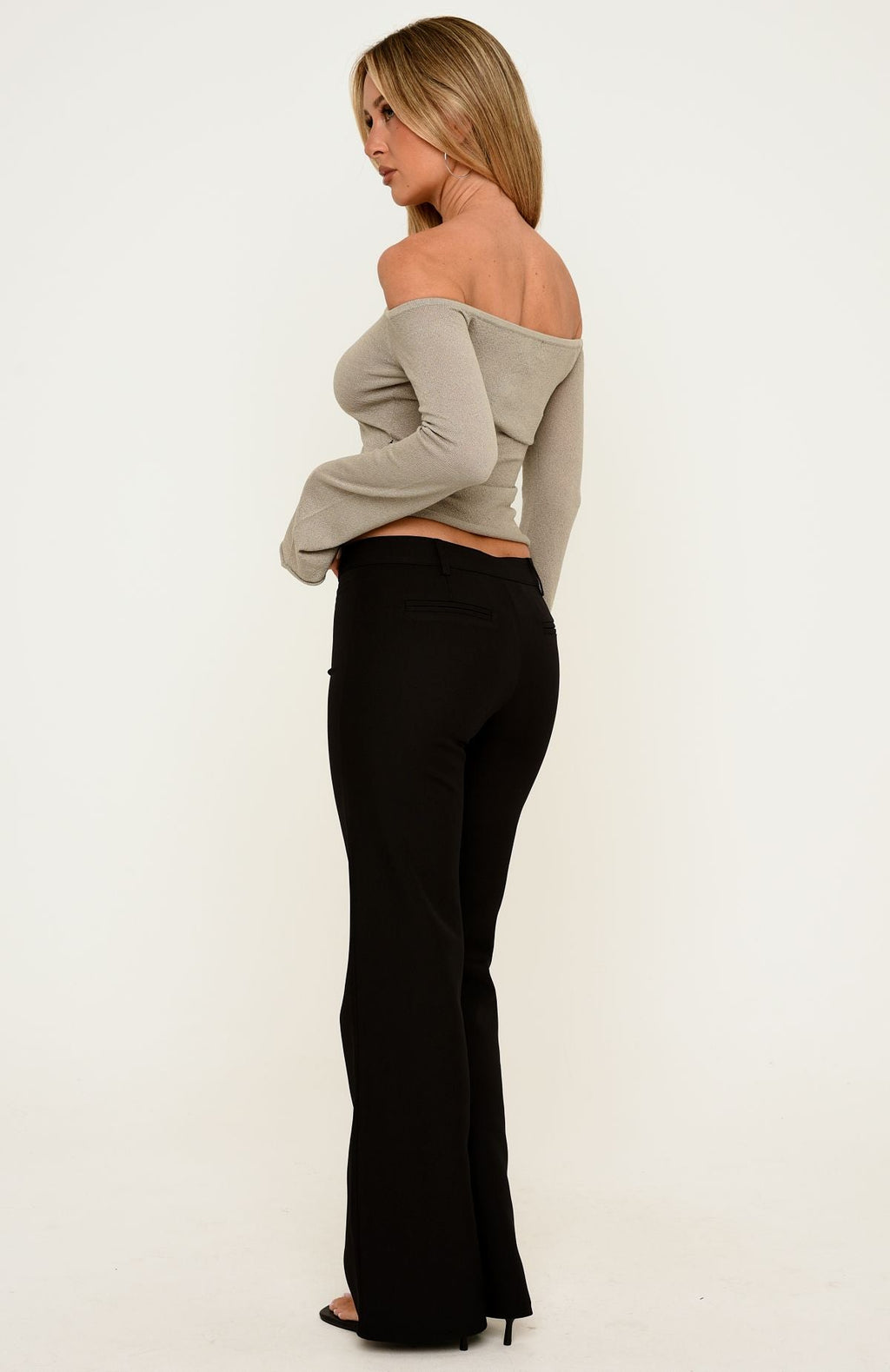 Not Trying Pants Black