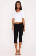 Keep The Change 3/4 Sleeve Top White