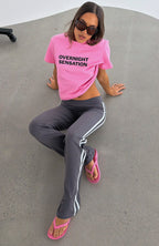 Overnight Sensation Tee Pink