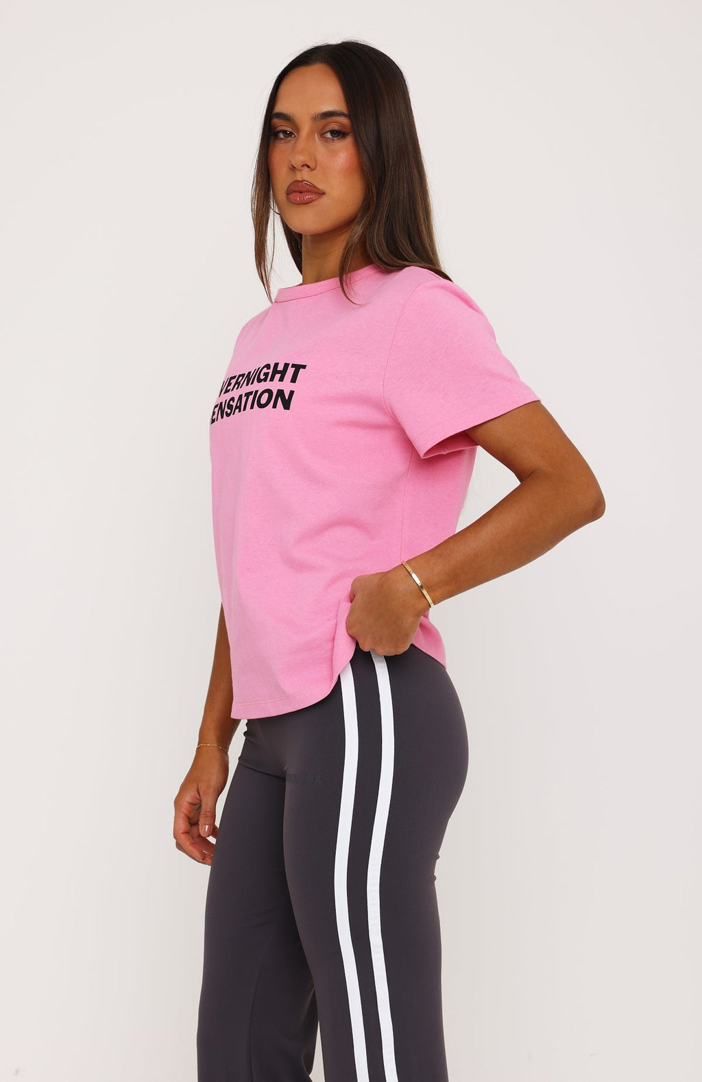 Overnight Sensation Tee Pink