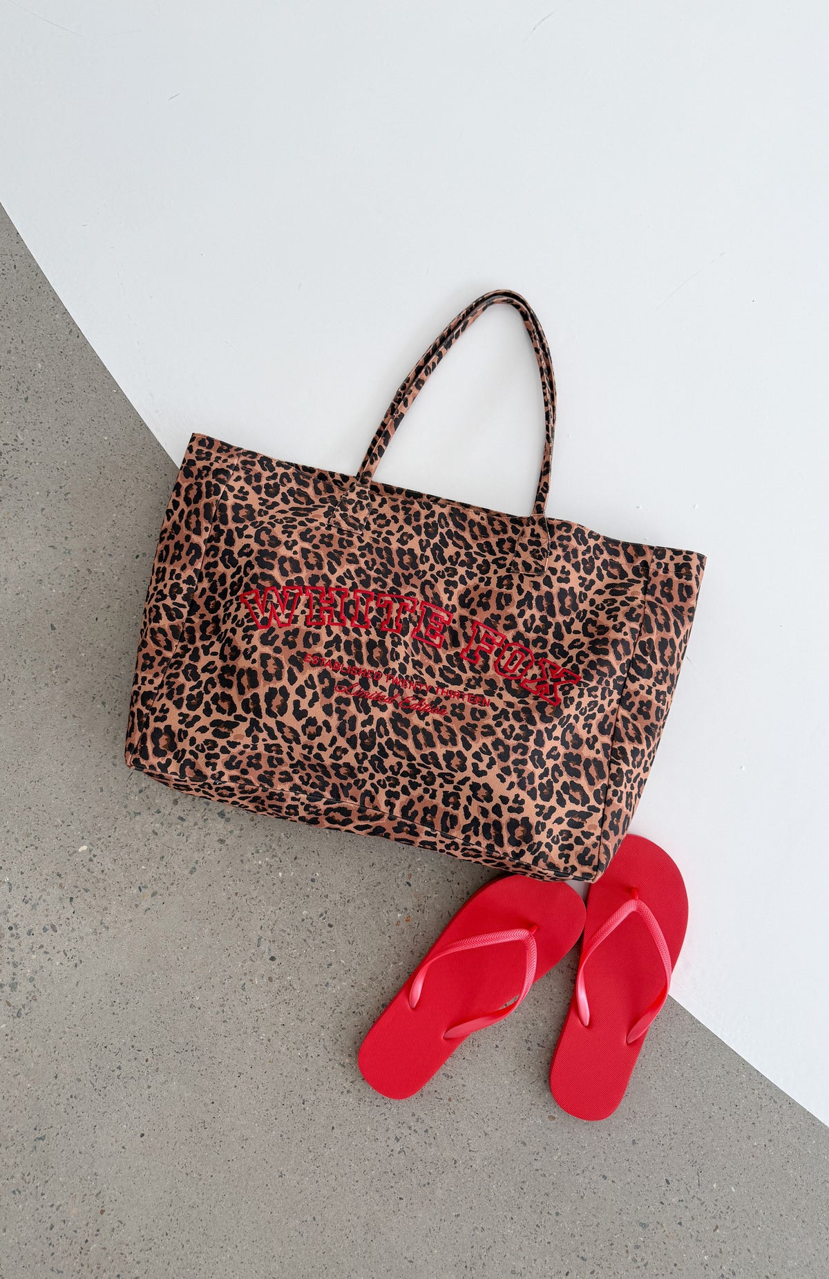 In Due Time Tote Bag Leopard