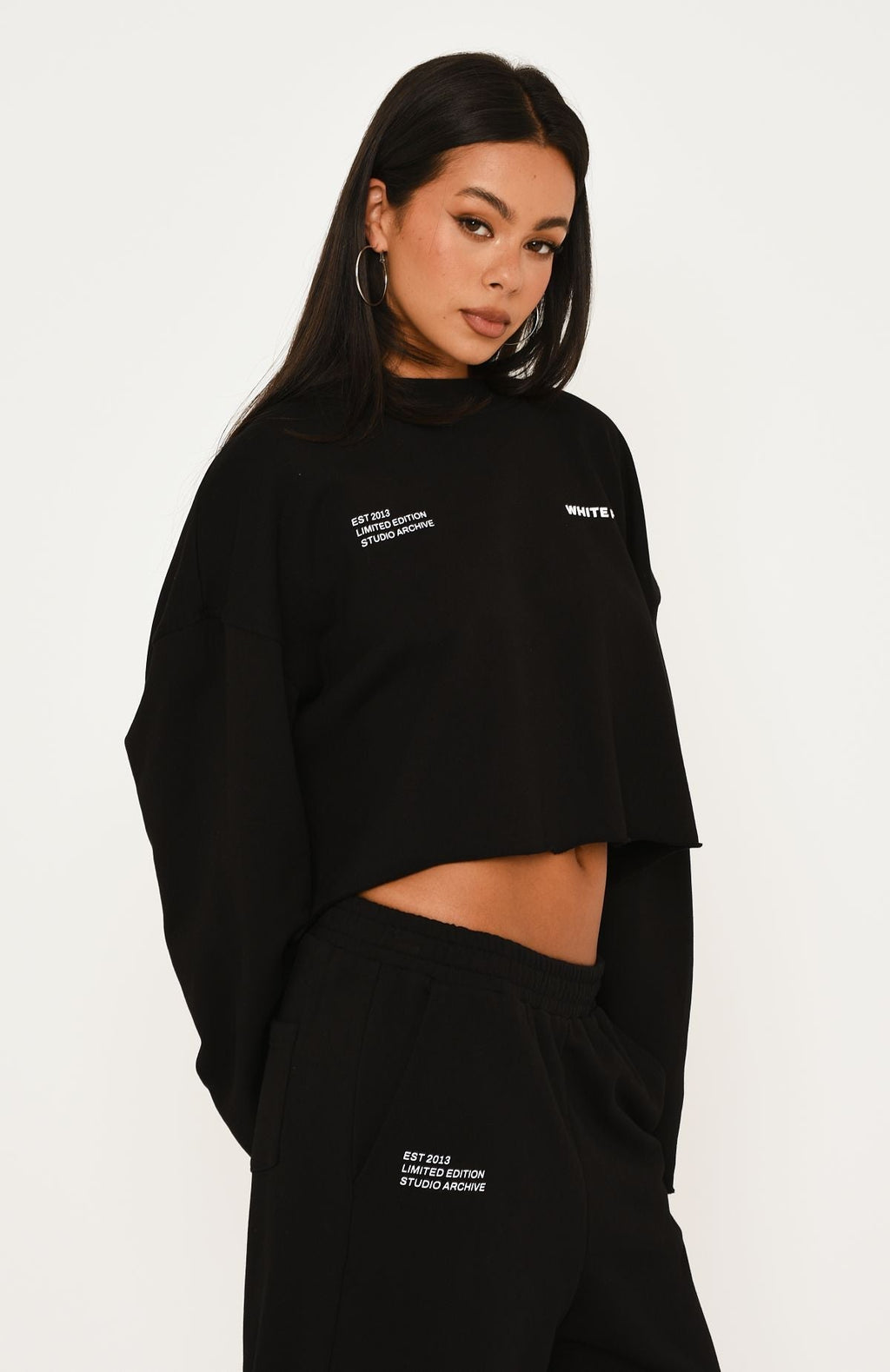 It Must Be A Sign Oversized Sweater Black