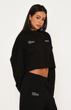 It Must Be A Sign Oversized Sweater Black