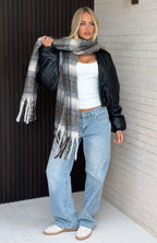 Farley Scarf Cappuccino Plaid