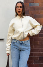 Thora Bomber Jacket Cream