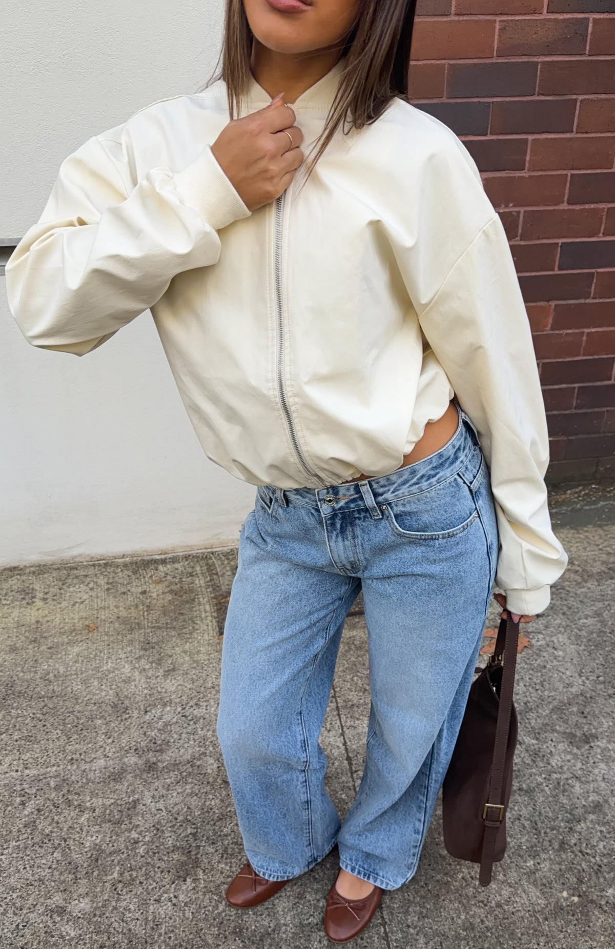Thora Bomber Jacket Cream