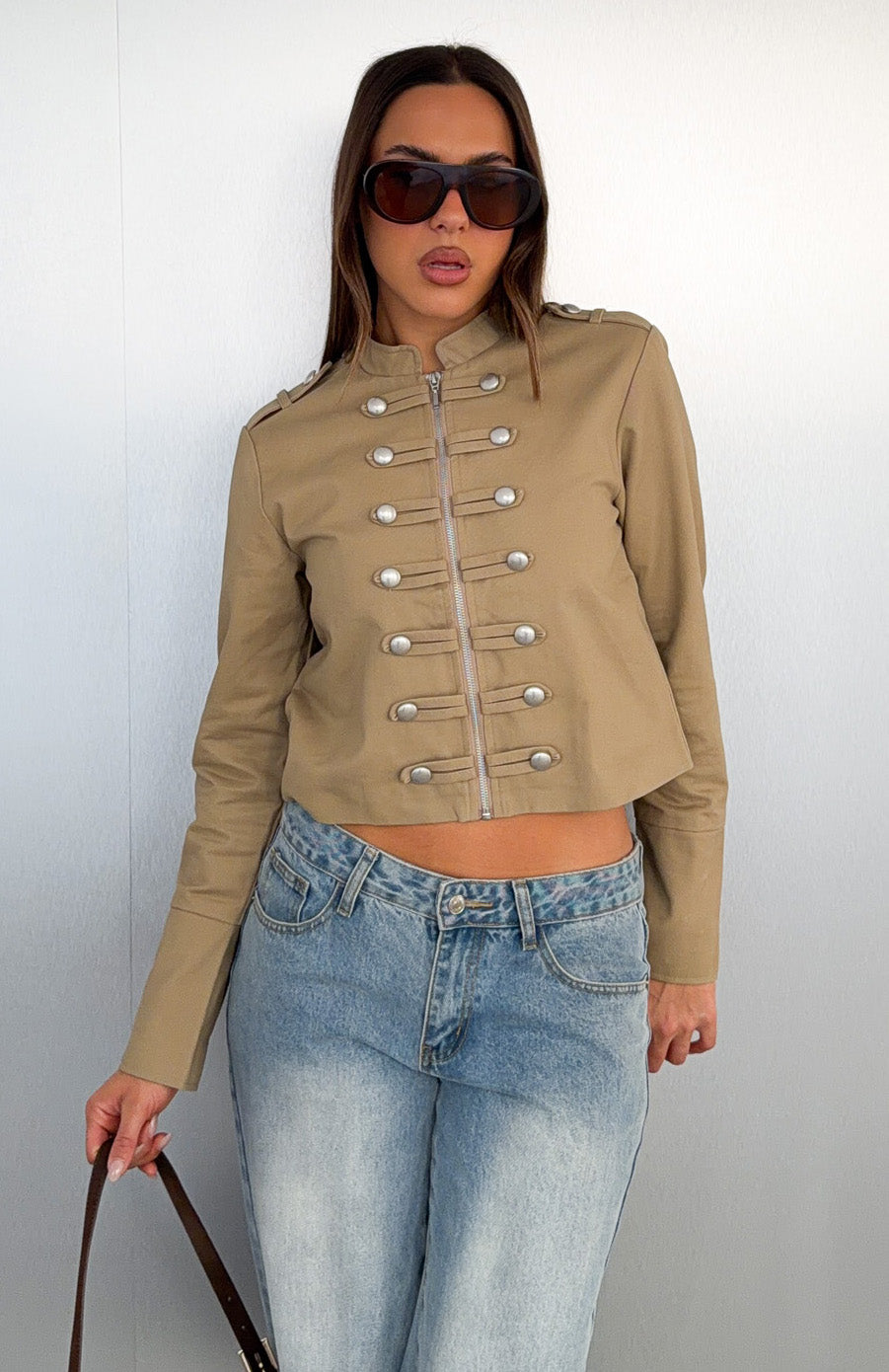 Vesper Military Jacket Tan